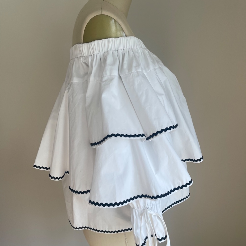 Off the Shoulder Ruffle Top - Picture 3 of 4